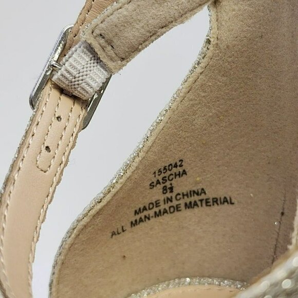 Michael Shannon Silver Heeled Sandals 8.5 - Picture 10 of 12